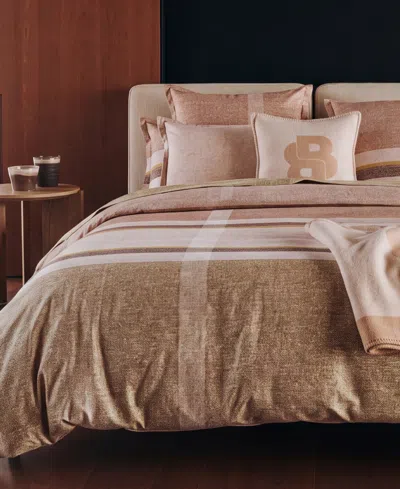 Boss Home Loomis 3-piece Duvet Cover Set, Full/queen In Brown