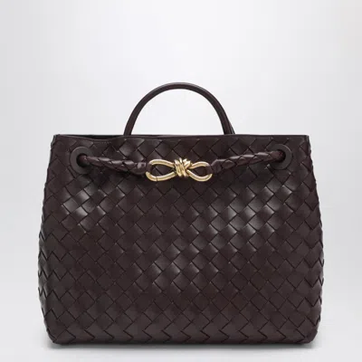 Bottega Veneta | Andiamo Medium Bag In Dark Barolo Colour In Burgundy