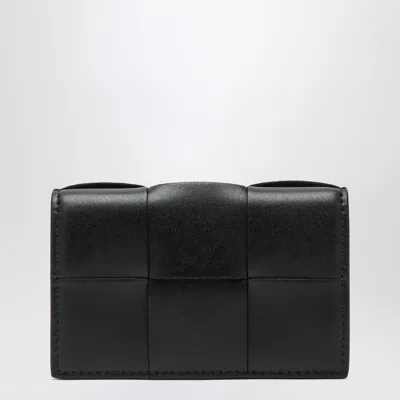 Bottega Veneta Black Business Card Holder
