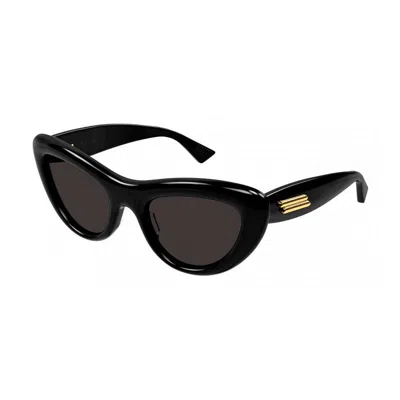 Bottega Veneta Bv1282s Mini Sunglasses In Black