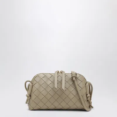 Bottega Veneta Ecru Plaited Concert Clutch Bag In Beige
