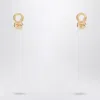 Bottega Veneta Gold-plated Sterling Silver Knot Earrings In Metal