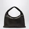 Bottega Veneta Hop Shoulder Small Bag Fondant In Brown