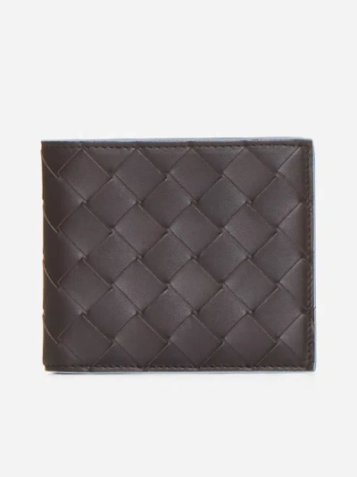 Bottega Veneta Intrecciato Leather Bifold Wallet In Fondant
