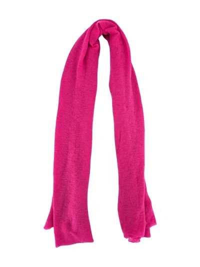 Botto Giuseppe Small Cashmere Scarf In Purple