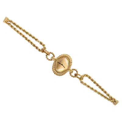 Pre-owned Boucheron Paris 18k Gold Braided Watch In Multiple