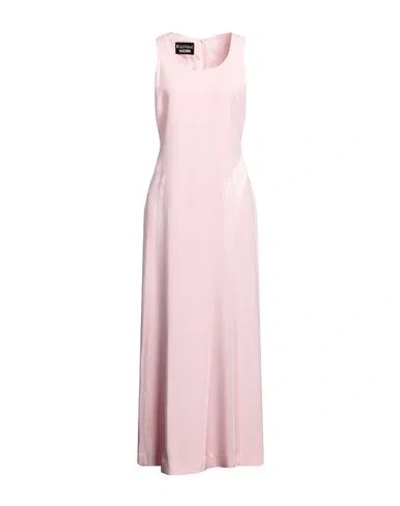 Boutique Moschino Woman Maxi Dress Light Pink Size 12 Acetate, Viscose, Elastane