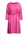 Boutique Moschino Woman Midi Dress Fuchsia Size 6 Viscose In Pink