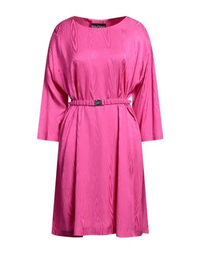 Boutique Moschino Woman Midi Dress Fuchsia Size 6 Viscose In Pink