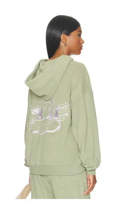 Boys Lie All-star Remix Racer Hoodie In Army Green