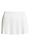 Bp. Pleated Miniskort In White Blanc