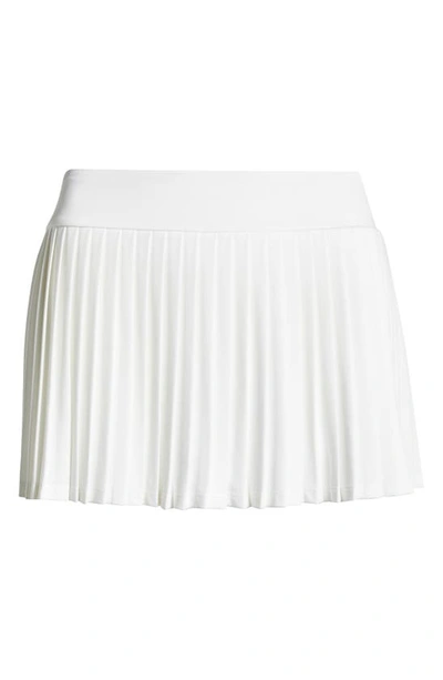 Bp. Pleated Miniskort In White Blanc