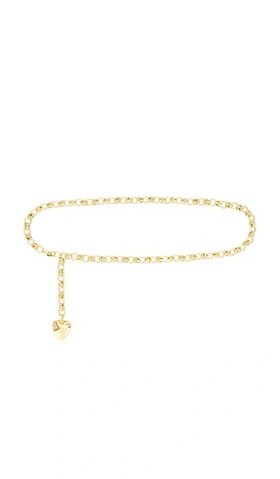 Bracha Rowan Necklace In Gold Heart 004