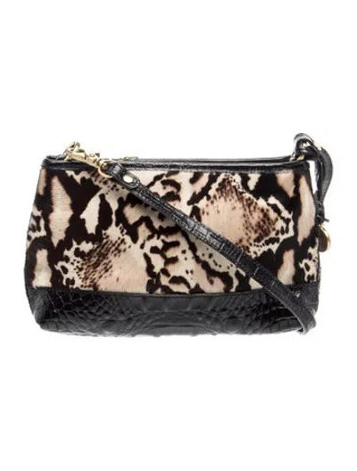 Pre-owned Brahmin Calf Hair Shoulder Bag In Multicolor