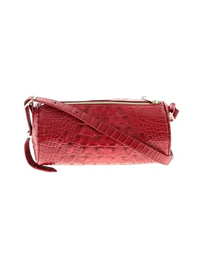 Pre-owned Brahmin Leather Crossbody Bag In Red
