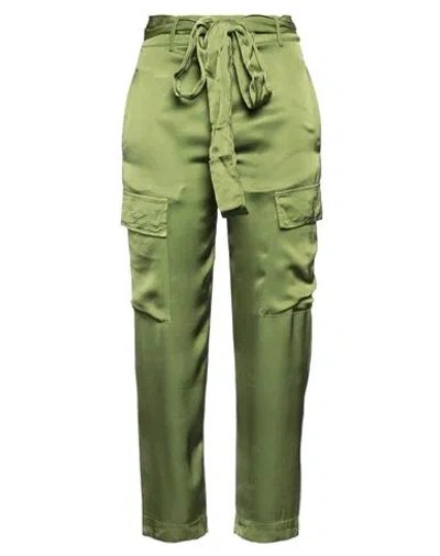 Brand Unique Woman Pants Green Size 1 Viscose
