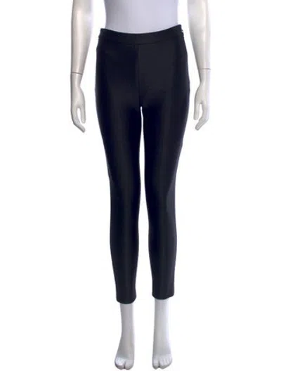 Pre-owned Brandon Maxwell Straight Leg Pants In Black