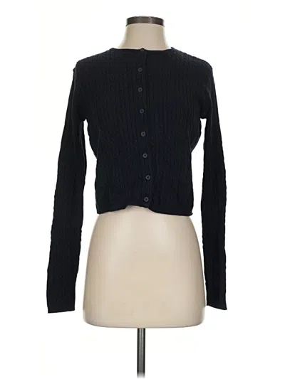 Pre-owned Brandy Melville Cardigan Sweater In Black
