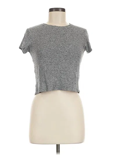 Pre-owned Brandy Melville Cardigan Sweater In Silver