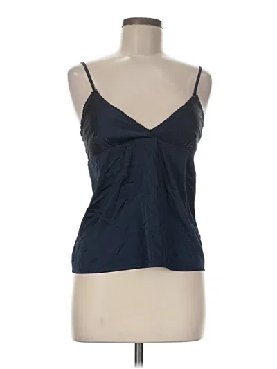 Pre-owned Brandy Melville Tank Top Blue Strapless Neckline Tops