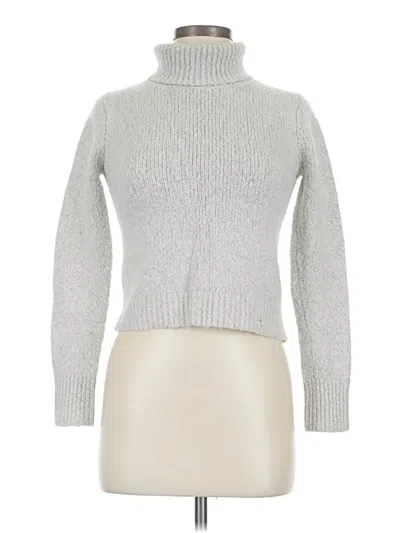 Pre-owned Brandy Melville Turtleneck Sweater In Silver