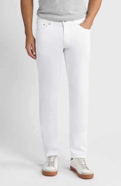 Brax Chuck Slim Fit Five-pocket Trousers In White