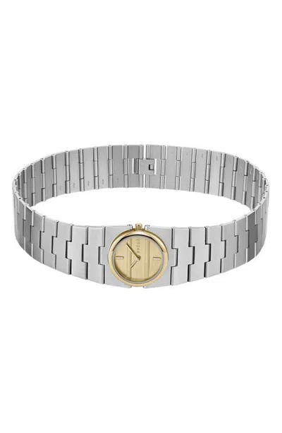 Breda Sync Two-tone Choker Necklace Watch, 25mm In Multi