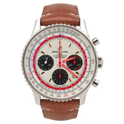 Pre-owned Breitling Navitimer B01 Twa Automatic Chronograph 43mm Watch Ref. Ab01219a1g1x1 In Multiple