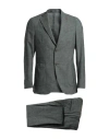 Breras Milano Man Suit Military Green Size 38 Linen