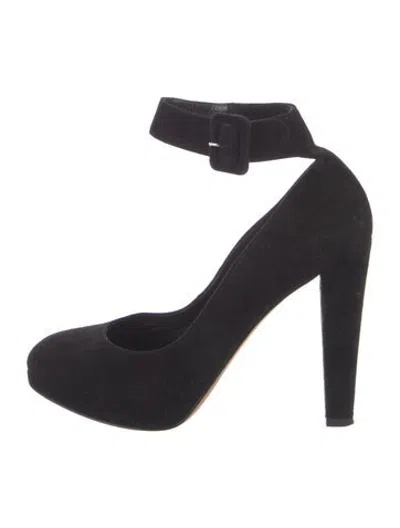 Pre-owned Brian Atwood Suede Pumps In Black