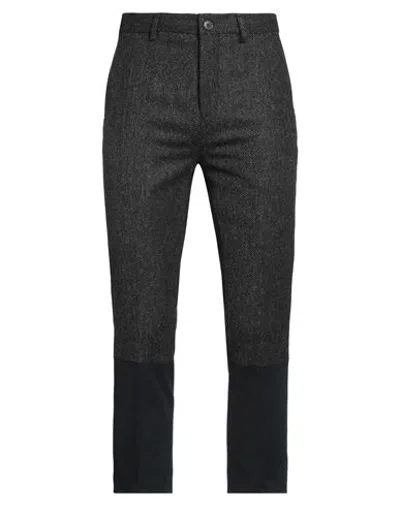 Brian Dales Man Pants Midnight Blue Size 32 Cotton, Elastane In Gray