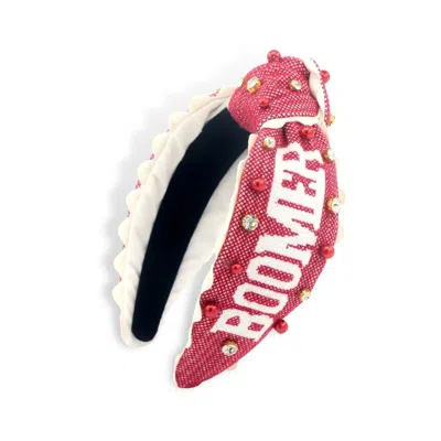 Brianna Cannon Women's College Headband In Boomer Sooner In Multi