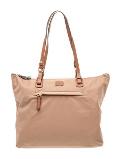Pre-owned Bric's Nylon Tote W/ Tags In Neutrals