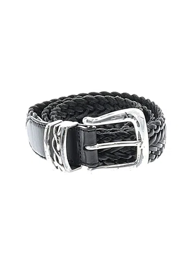 Pre-owned Brighton Leather Belt In Black