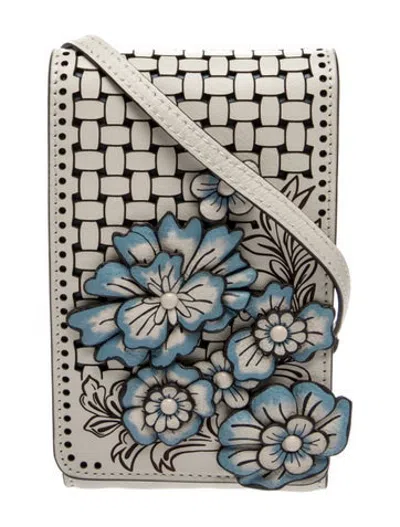 Pre-owned Brighton Leather Crossbody Bag In Multicolor