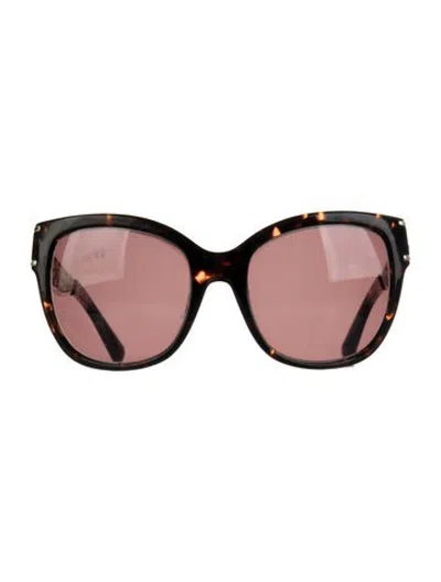 Pre-owned Brighton Oversize Tinted Sunglasses In Brown