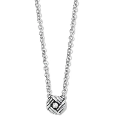 Brighton Women's Sonora Knot Necklace In Silver In White