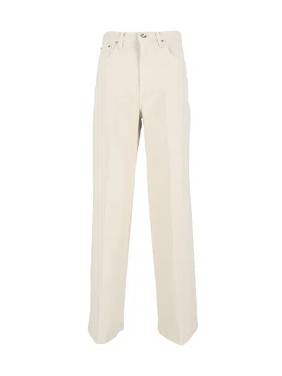 Briglia Straight-leg Five-pocket Pants In White
