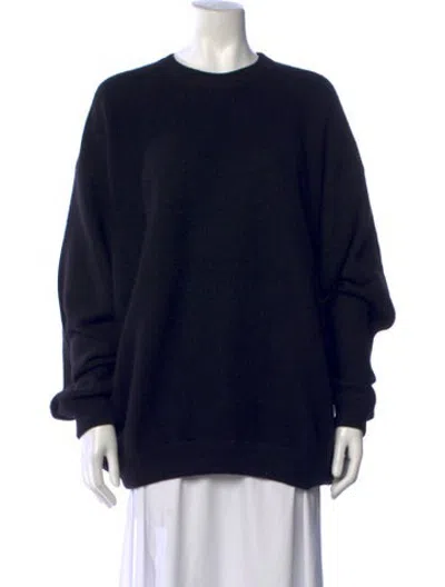 Pre-owned Brioni Cashmere Crew Neck Sweater In Blue
