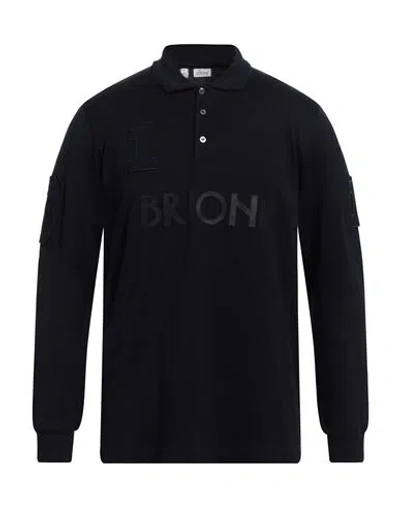Brioni Man Polo Shirt Navy Blue Size Xxl Cotton