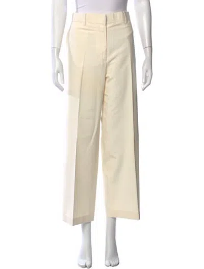 Pre-owned Brioni Wide Leg Pants In Neutrals
