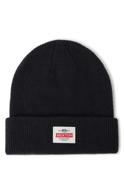 Brixton Trademark Beanie In Black