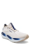 Brooks Glycerin Stealthfit 21 Running Shoe In White/ Marshmallow/ Blue