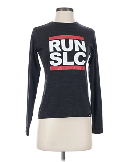 Pre-owned Brooks Long Sleeve T-shirt In Black