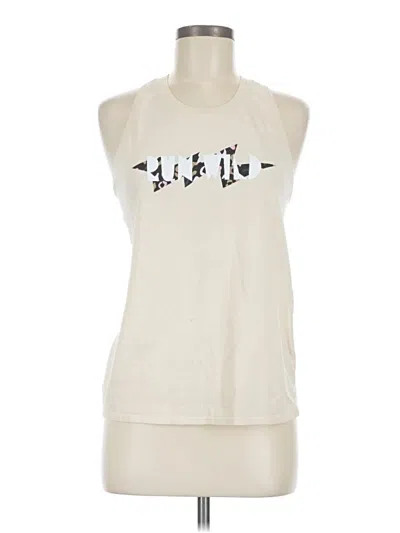 Pre-owned Brooks Sleeveless T-shirt In Ivory
