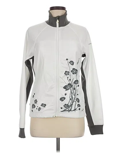 Pre-owned Brooks Track Jacket In White