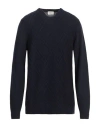 Brooksfield Man Sweater Midnight Blue Size 46 Polyamide, Viscose, Wool, Cashmere