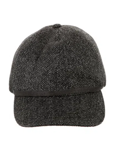 Pre-owned Brunello Cucinelli Baseball Cap W/tags In Black