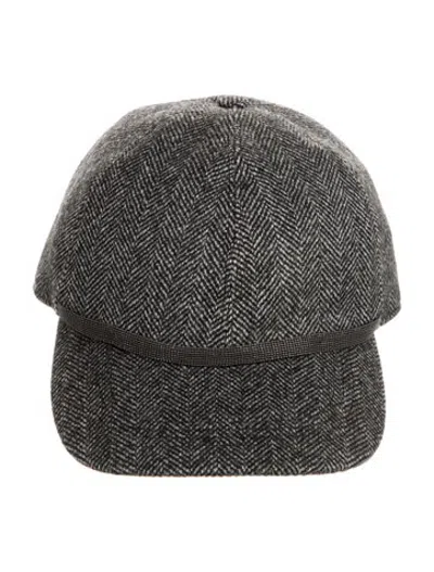 Pre-owned Brunello Cucinelli Baseball Cap W/tags In Black