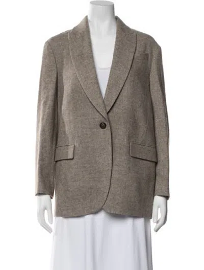Pre-owned Brunello Cucinelli Blazer W/ Tags In Neutrals